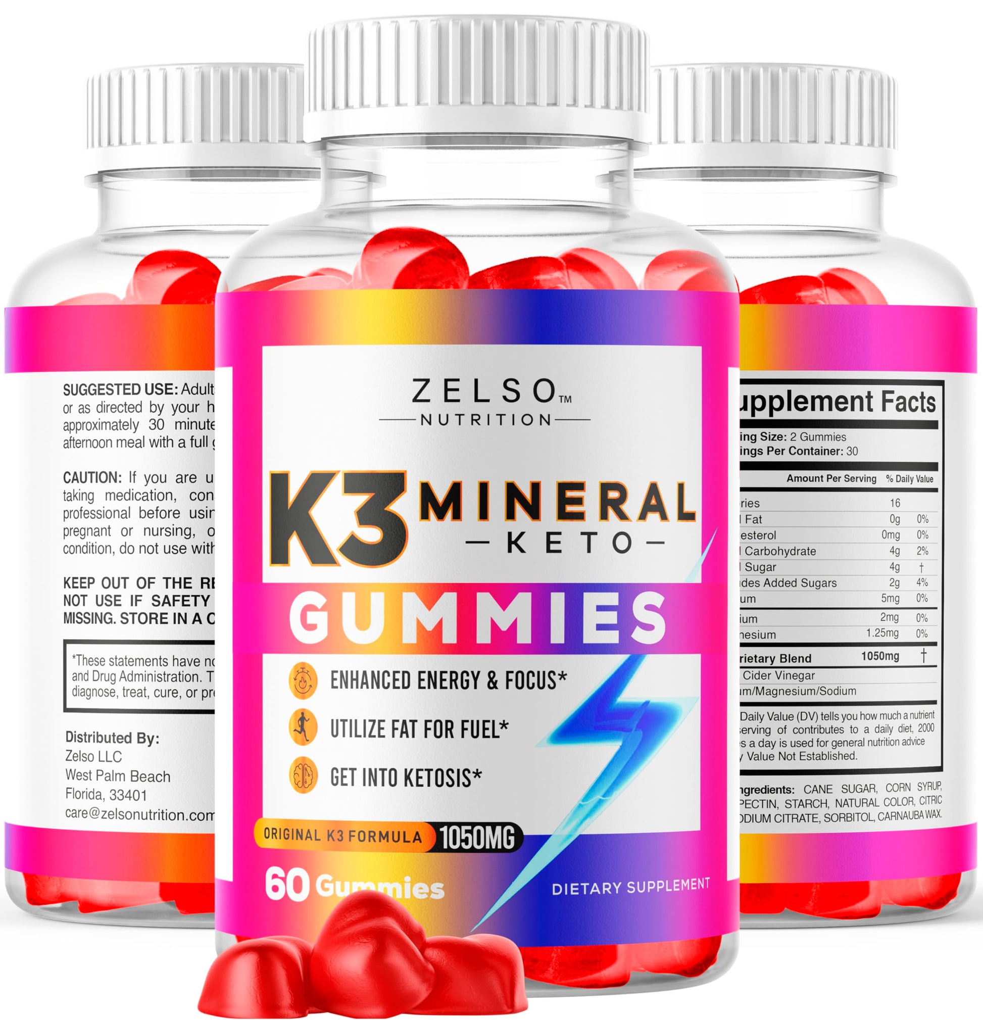Gomitas K3 Minerales Keto Paquete Combo