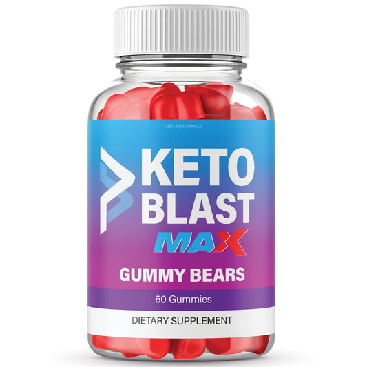 Frontal del paquete de gomitas Ketos Blast 800mg IDEAL PERFORMANCE