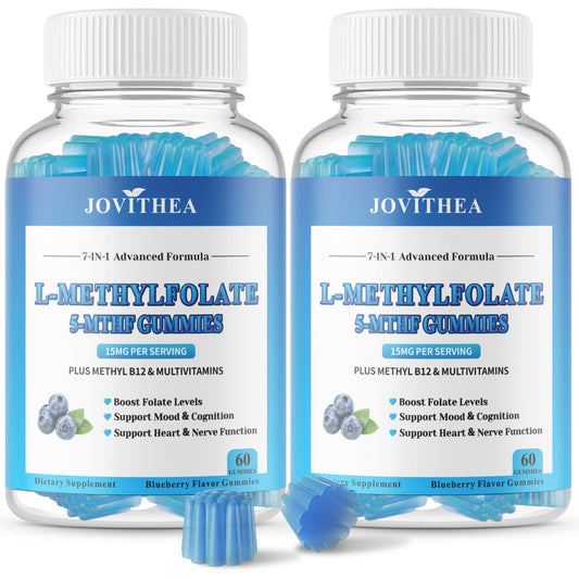 Gomitas L-Metilfolato Metil B12 Apoyo Cerebral JOVITHEA 120 unidades