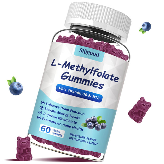 Gomitas L-Metilfolato Sijigood sabor arándano frasco