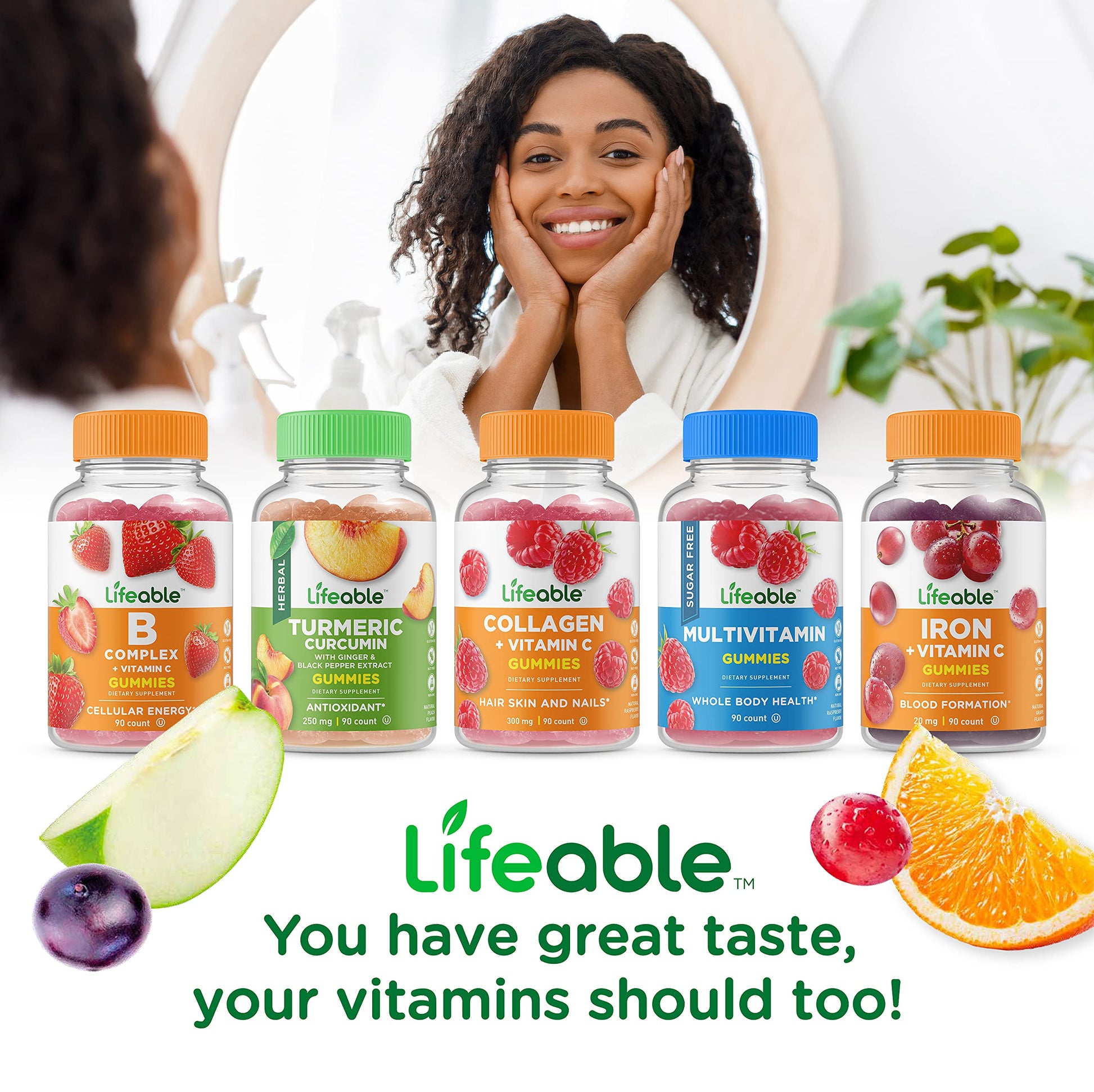 Gomitas Lifeable biotina vitamina c suplemento recomendado
