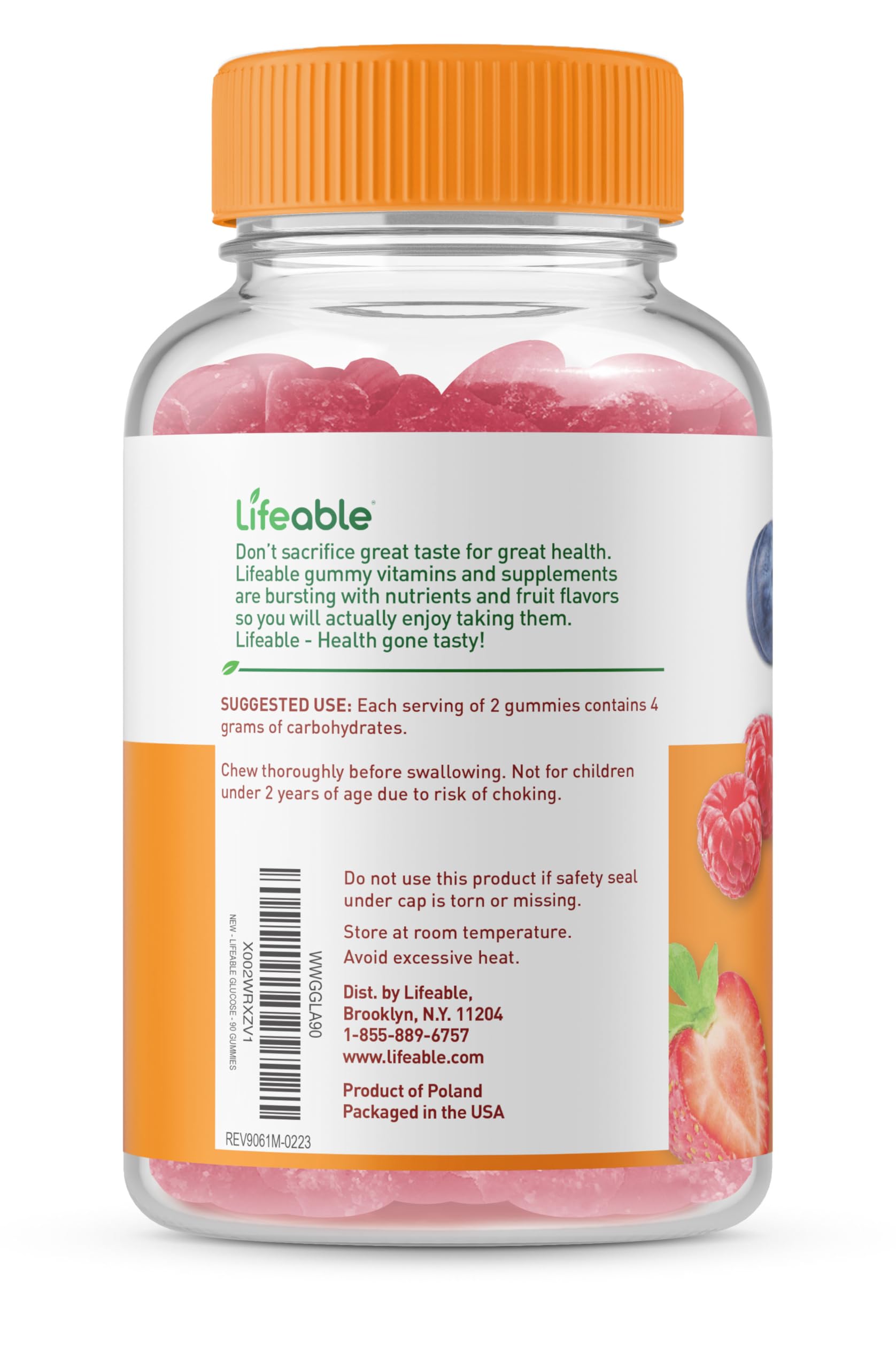 Gomitas Lifeable hierro vitamina c sabor natural