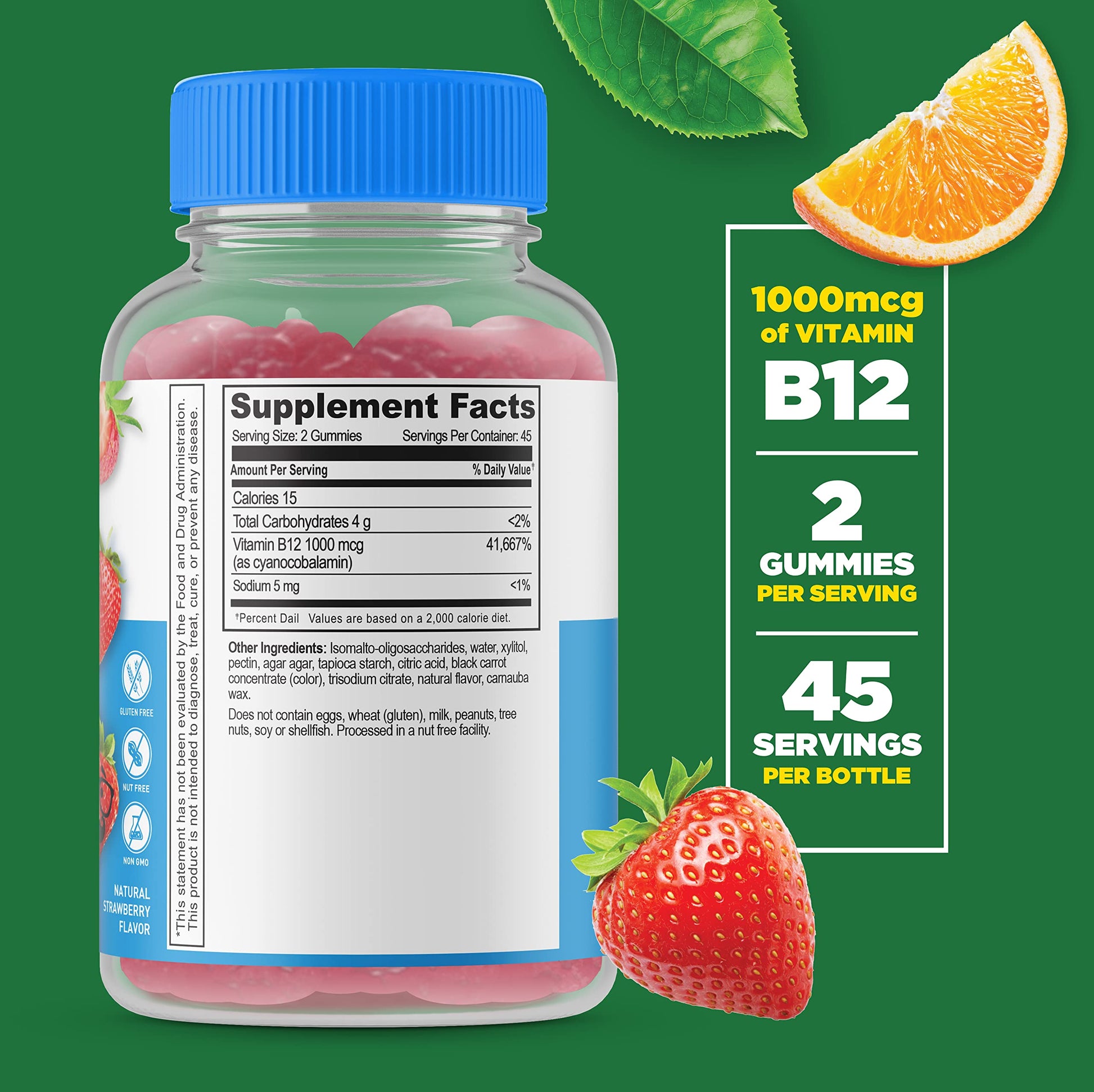 Gomitas Lifeable para niños con biotina 5000 mcg y B12
