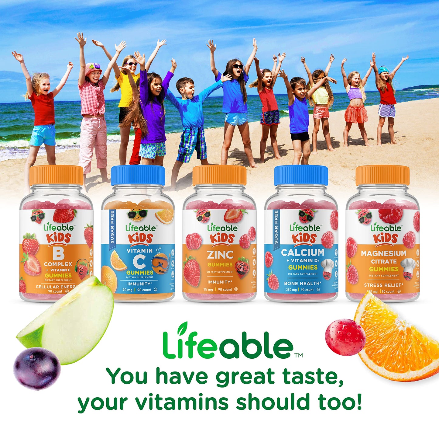 Gomitas Lifeable sabor delicioso y natural para niños