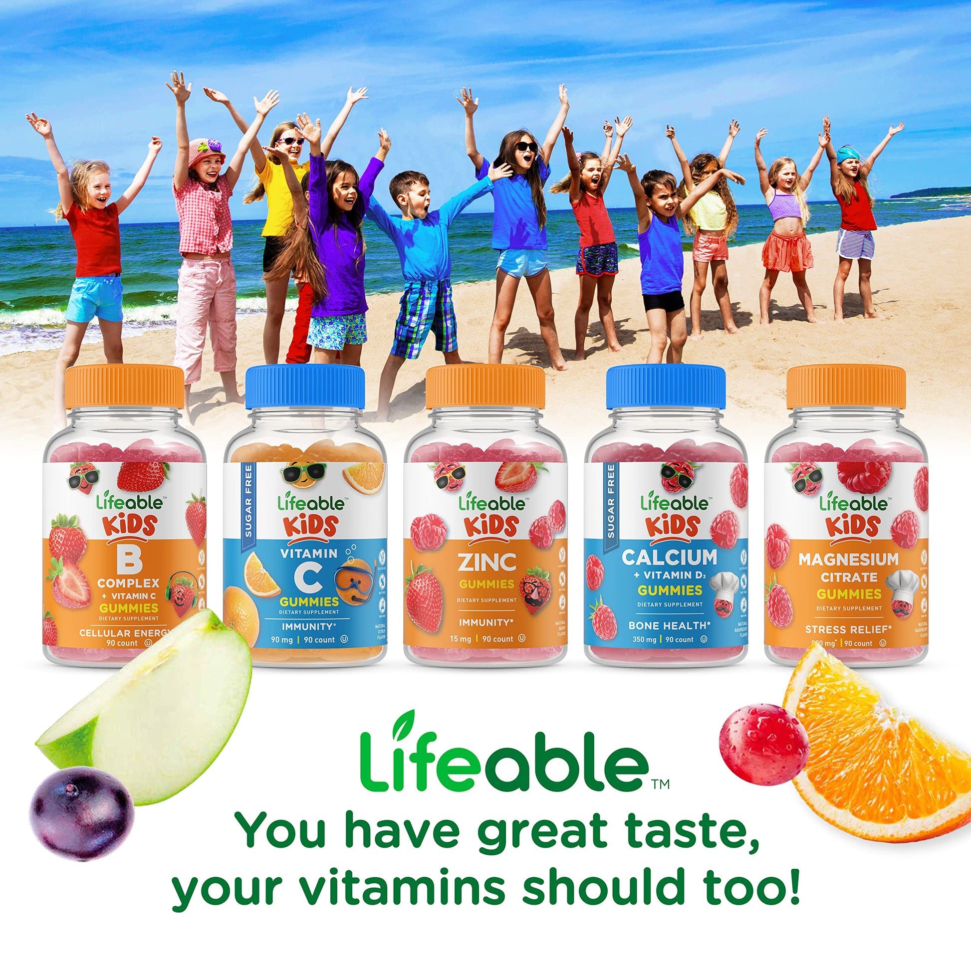 Gomitas Lifeable sabor delicioso y natural para niños