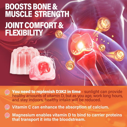 Gomitas LILICARE con calcio, vitamina C, magnesium y K2 MK7
