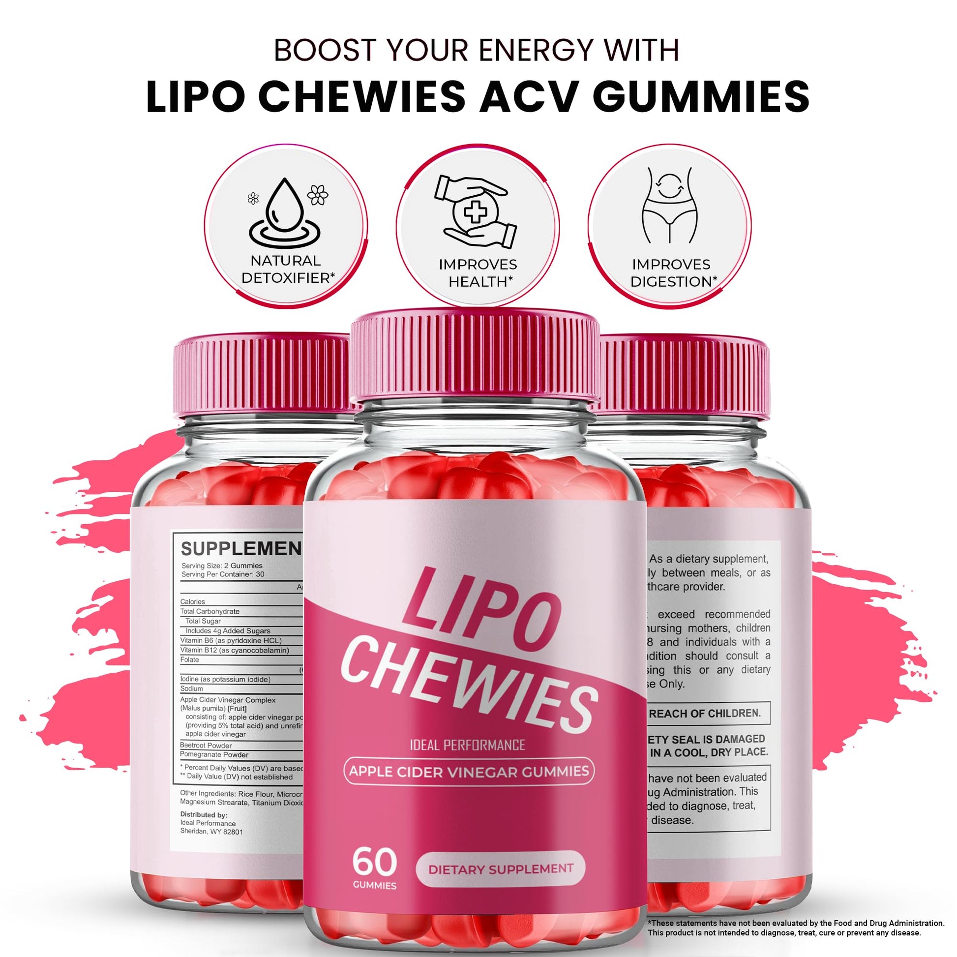 Gomitas Lipo Chewies fórmula avanzada apoyo suplementario keto