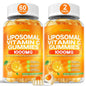 Gomitas liposomales vitamina c 1000 mg con acerola y camu camu paquete 60