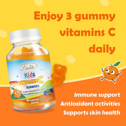 Gomitas Lovita vitamina c veganas sin gluten para niños 270