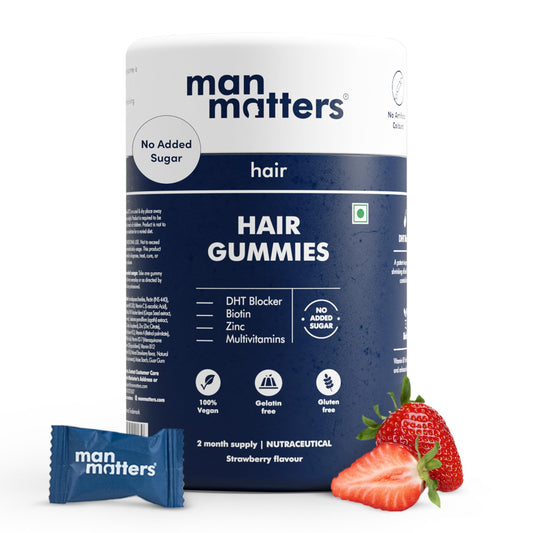 Gomitas Man Matters Biotina cabello saludable 60 piezas