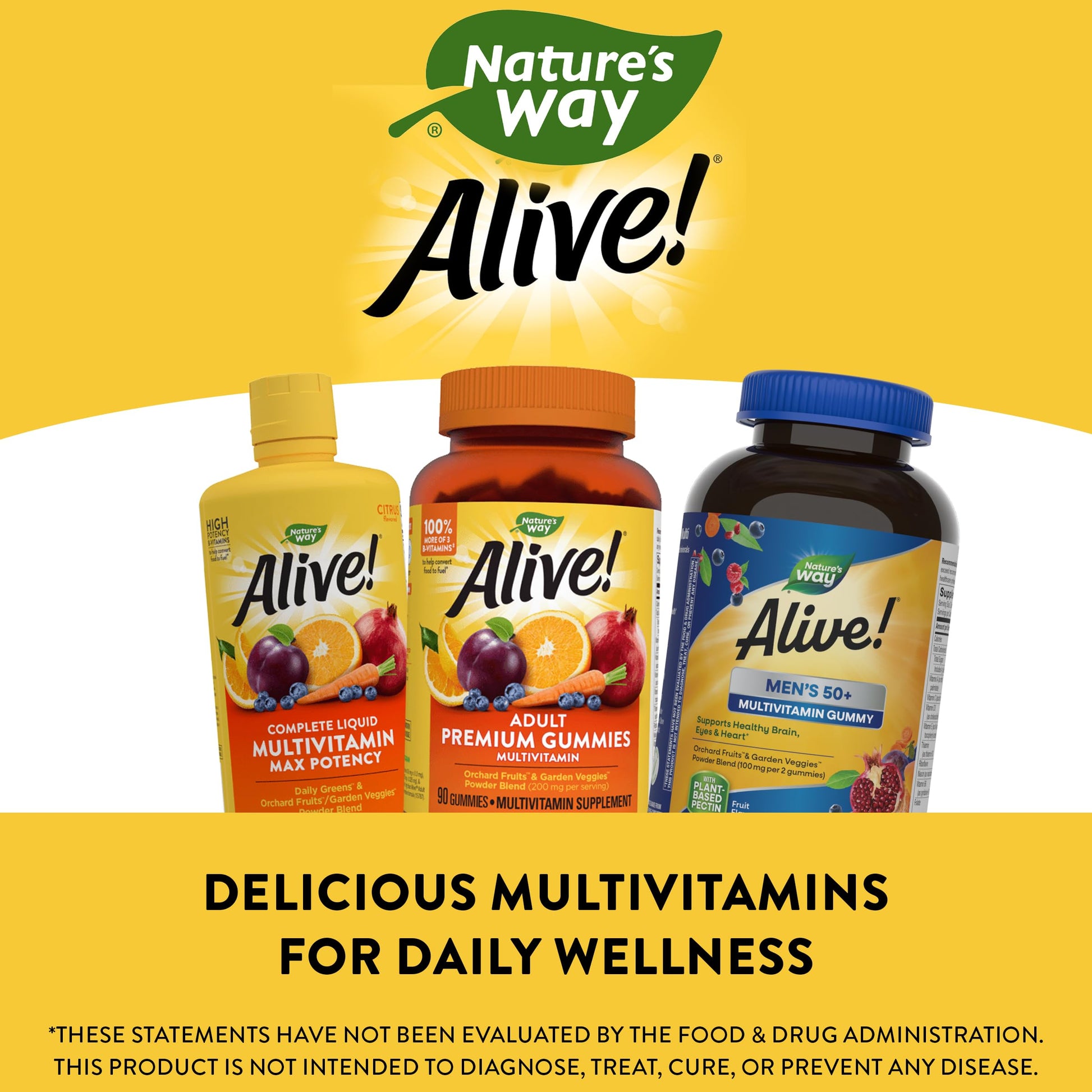 Gomitas masticables para hombres Nature's Way Alive!.