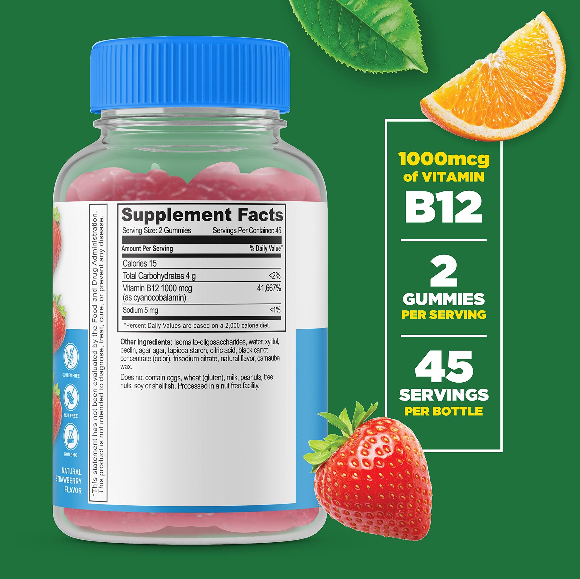 Gomitas masticables sin azúcar para mujeres con vitamina B12 Lifeable