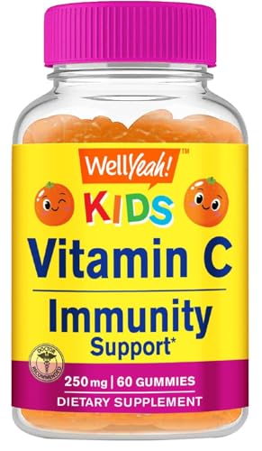 Gomitas masticables para niños vitamina C y complejo B WellYeah