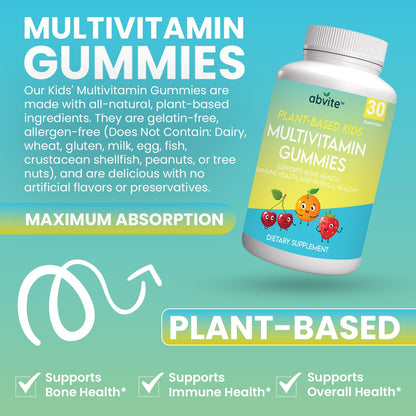 Gomitas multivitamínicas para máximo bienestar.