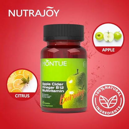 Gomitas Montue sabor natural manzana con beneficios B12