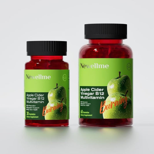 Envase gomitas Montue vinagre de sidra de manzana B12