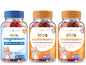 Frascos de gomitas multivitaminas y magnesio para niños NutraChamps