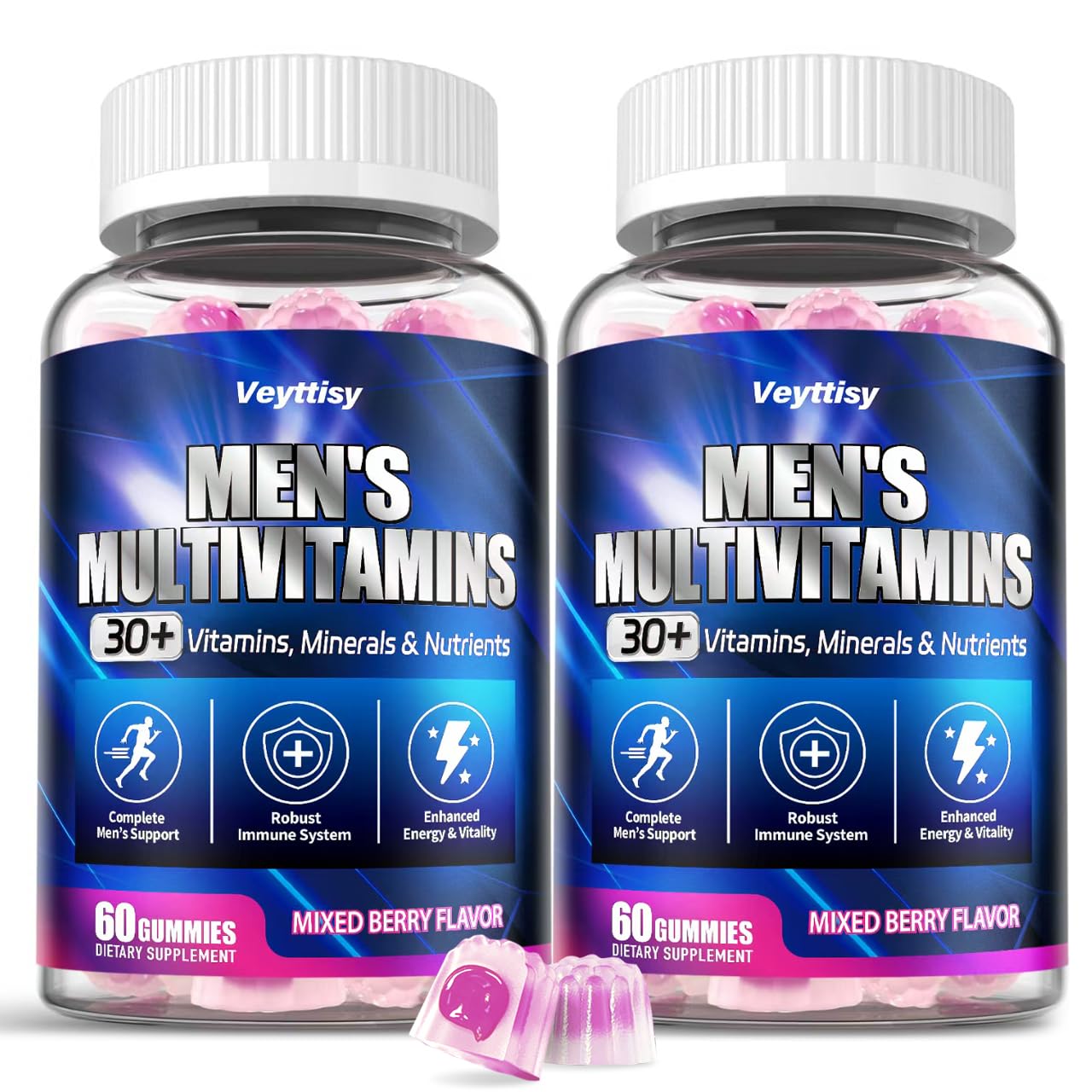 Gomitas multivitamínicas metiladas para hombres Veyttisy