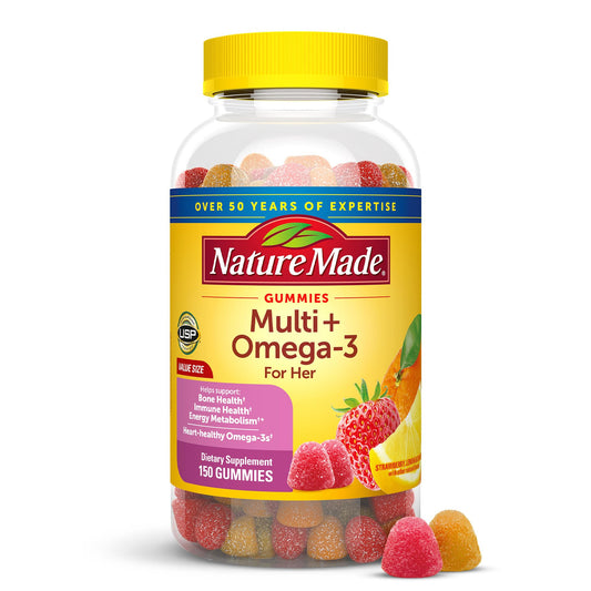 Nature Made gomitas multivitaminas para mujeres con omega 3