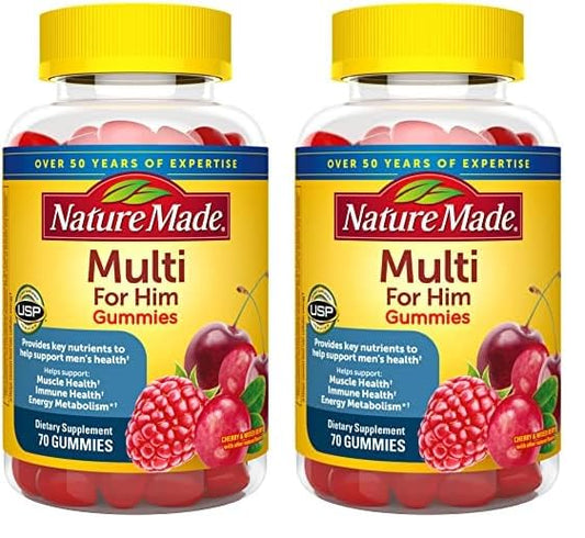 Gomitas multivitaminas para hombres Nature Made