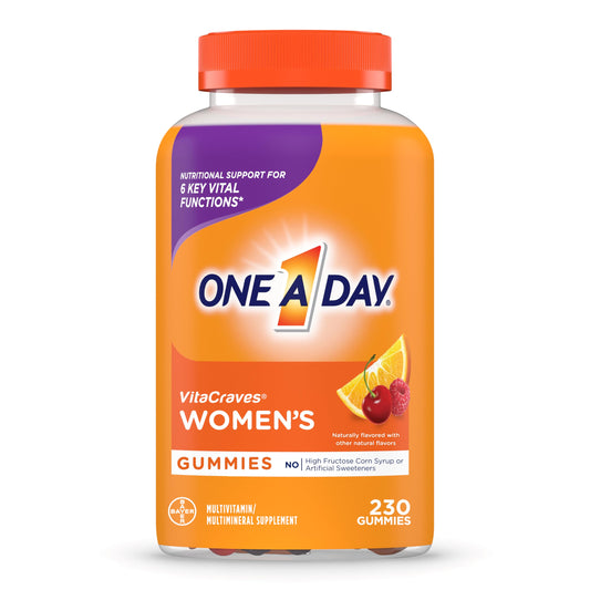 Gomitas multivitamínicas One A Day para mujer color naranja