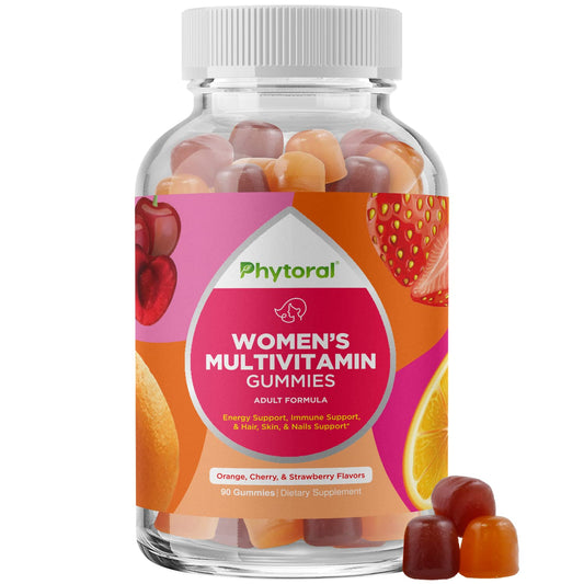 Gomitas multivitaminas Phytoral para mujeres - frasco 90 unidades