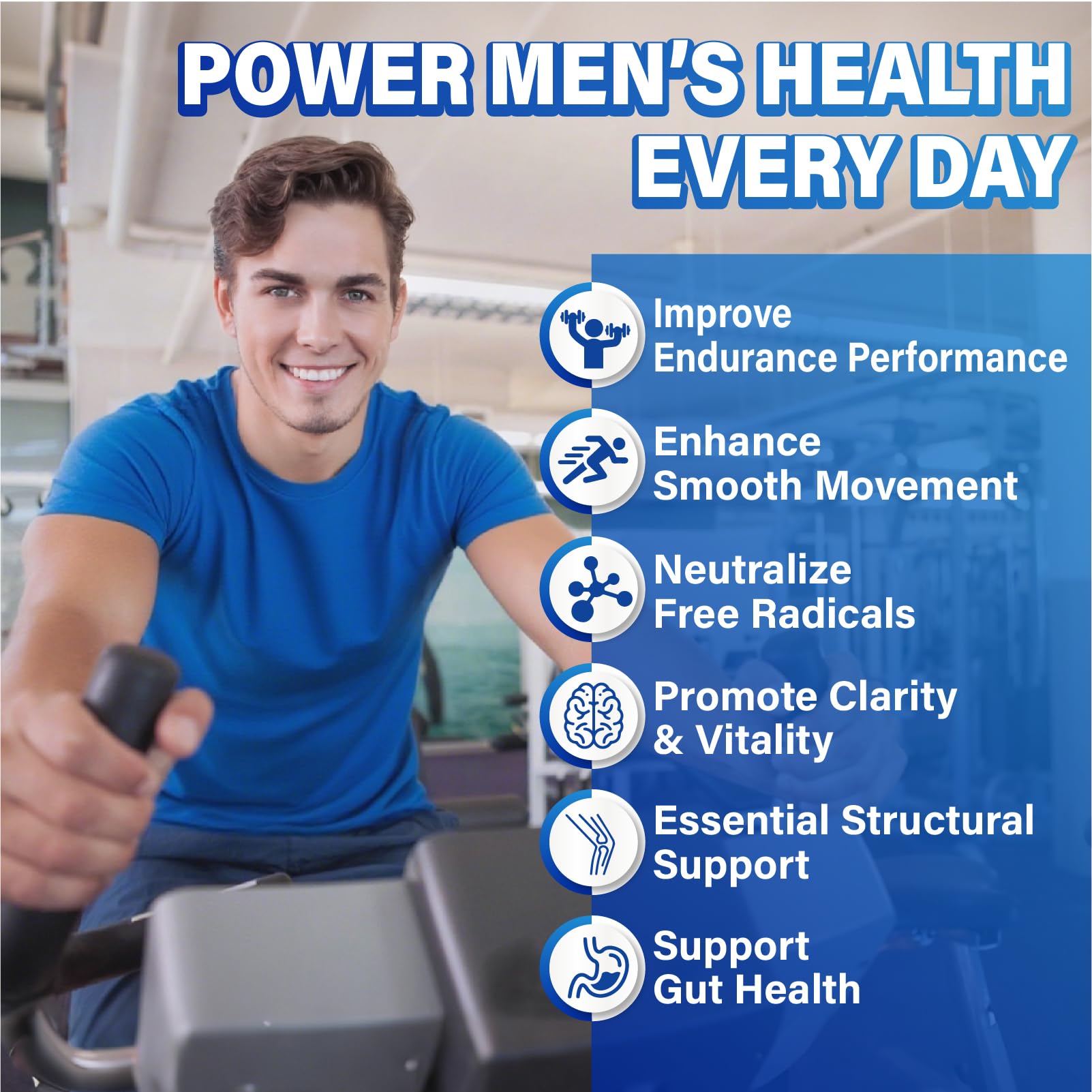 Gomitas multivitamínicas con probióticos y Omega-3 para hombres