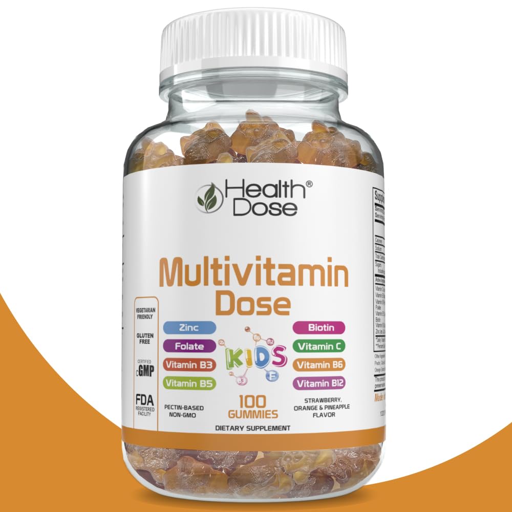 Gomitas multivitaminas con vitaminas A, B, C para niños