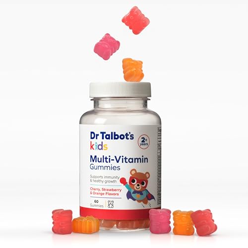 Gomitas multivitamínicas Dr. Talbot's para niños sabores fresa, cereza y naranja