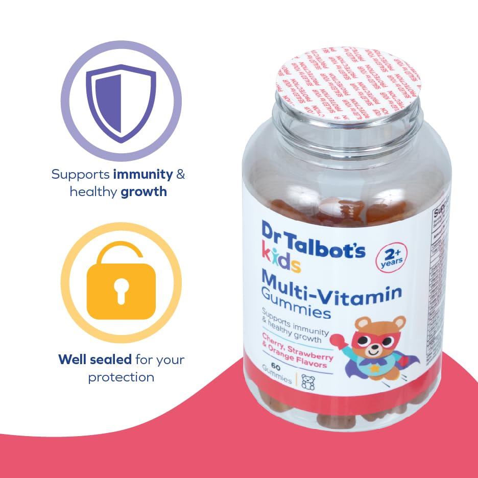 Gomitas multivitamínicas Dr. Talbot's con zinc para niños crecimiento