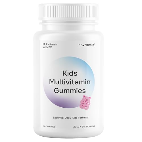 Botella de gomitas multivitamínicas de envitamin para niños