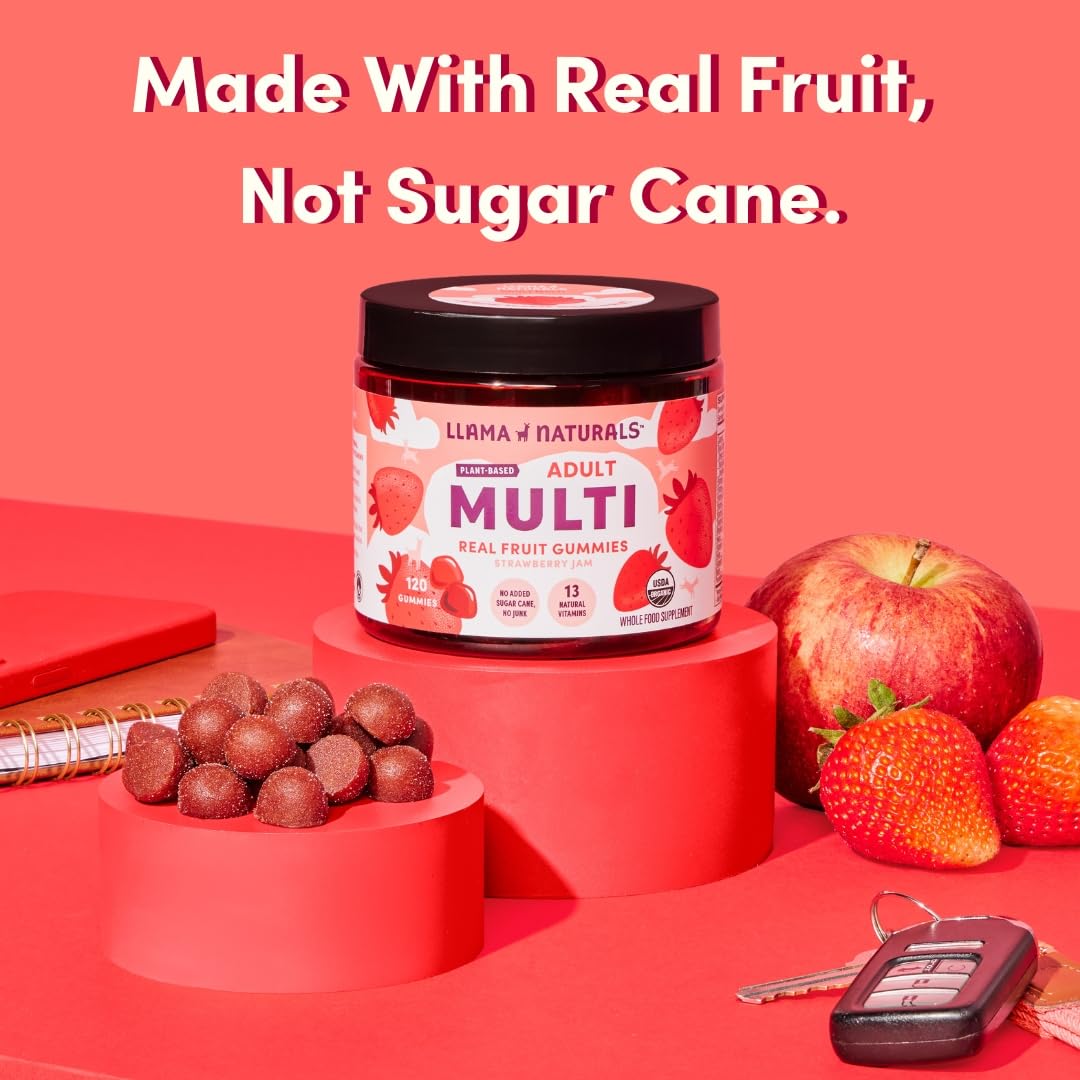 Gomitas multivitamínicas de frutas reales, sin caña de azúcar