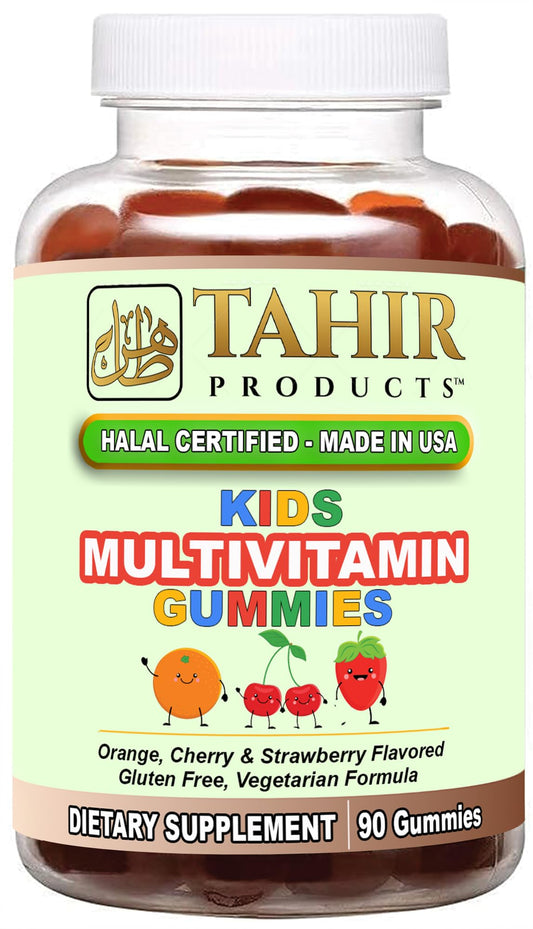 Botella de gomitas multivitamínicas halal para niños de Tahir
