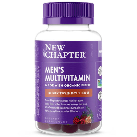 Gomitas multivitaminicas para hombres de New Chapter en frasco