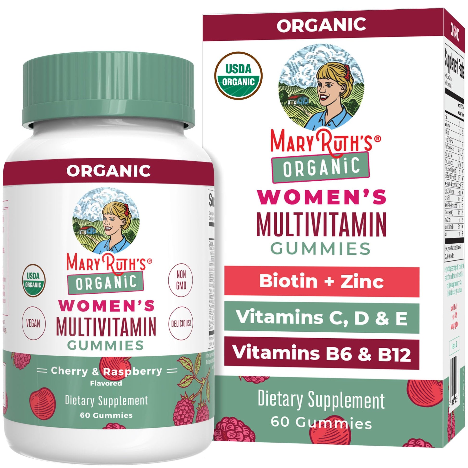 Gomitas multivitamínicas para mujer MaryRuth Organics