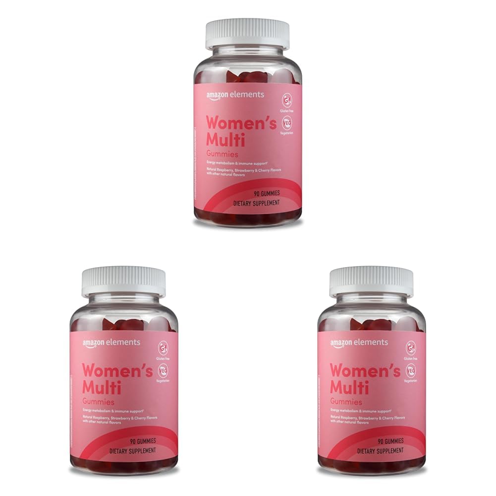 Gomitas multivitamínicas para mujeres Amazon Elements orgánicas