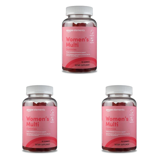 Gomitas multivitamínicas para mujeres Amazon Elements orgánicas
