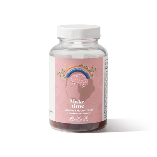 Gomitas multivitamínicas para mujeres MAKE TIME frasco principal