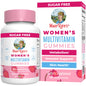 Gomitas multivitamínicas veganas para mujeres sabor fresa.