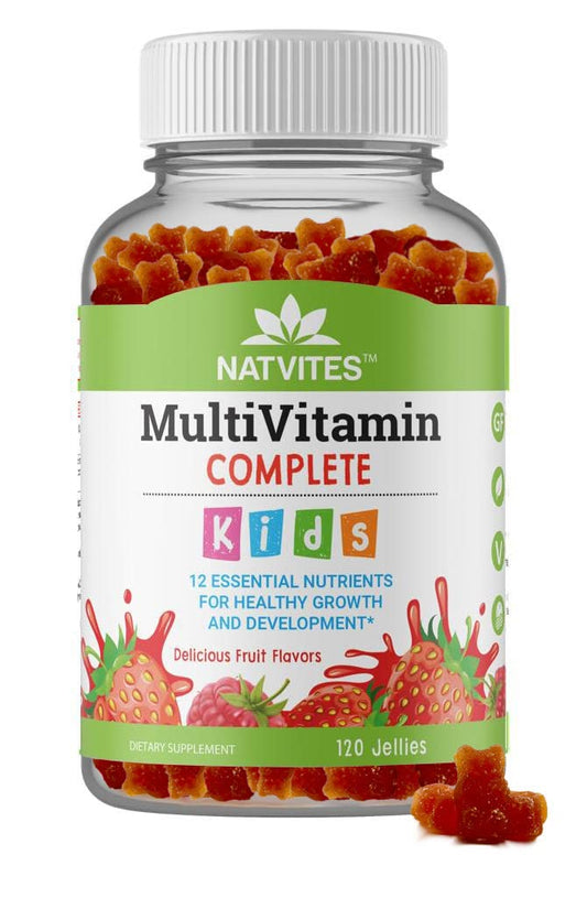 Botella de gomitas multivitamínicas Natvites para niños