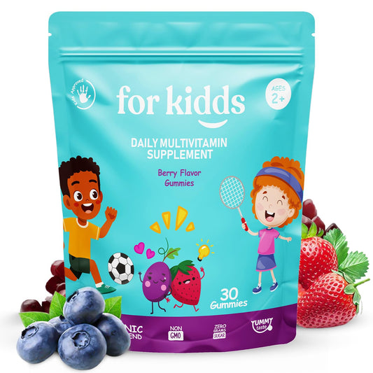 envoltura gomitas multivitaminicas niños sabor berry