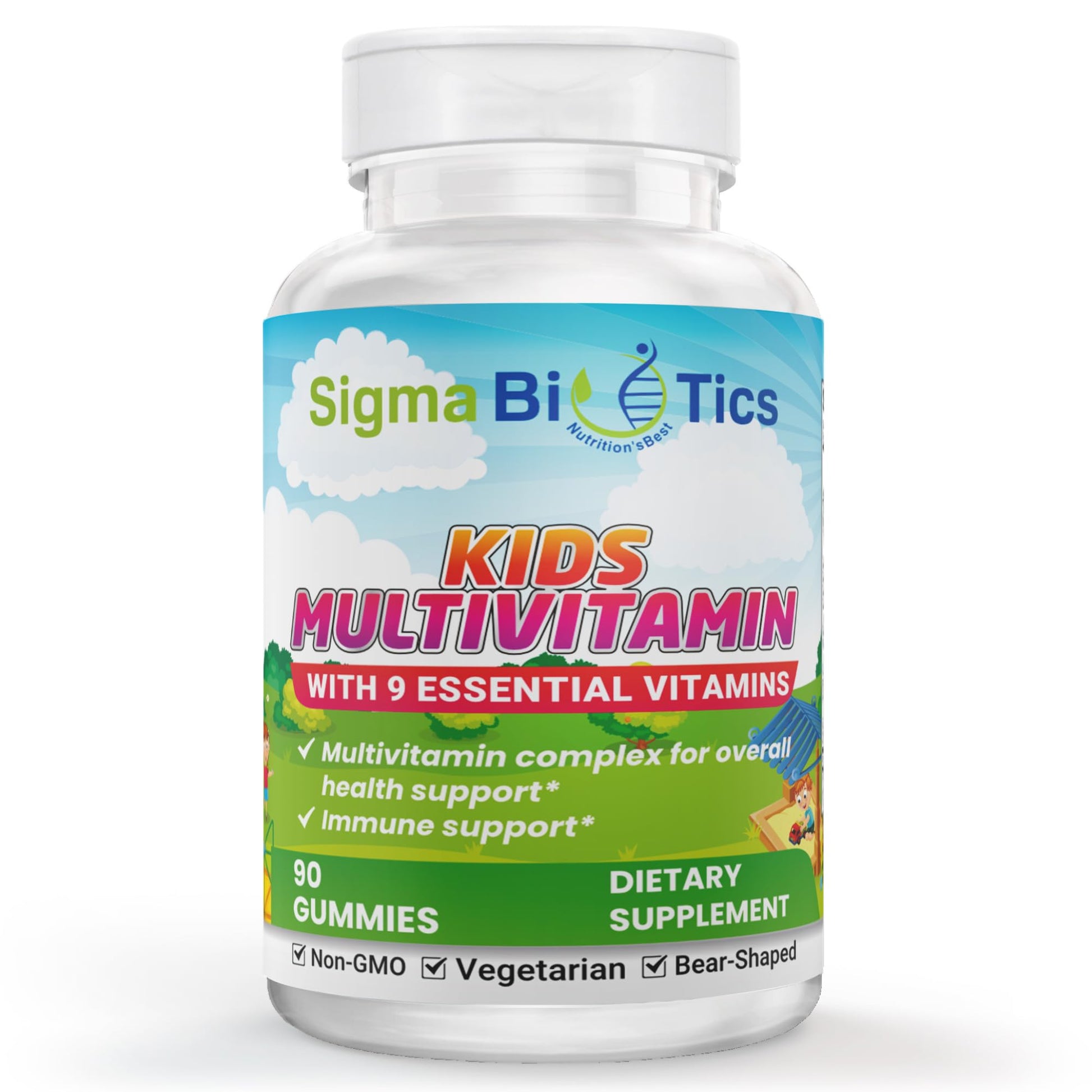 Gomitas multivitamínicas para niños en bote SigmaBiotics.