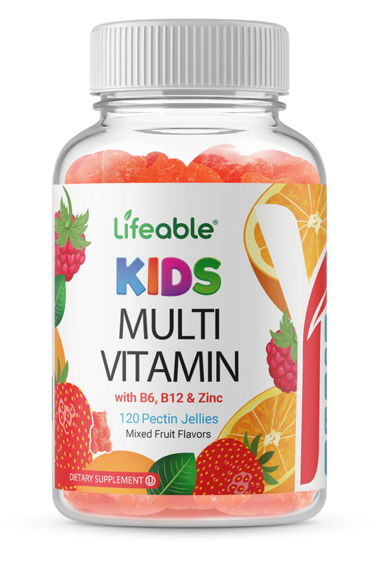 Gomitas multivitamínicas para niños vegetarianas sin GMO