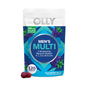 Gomitas multivitamínicas OLLY en bolsa azul.