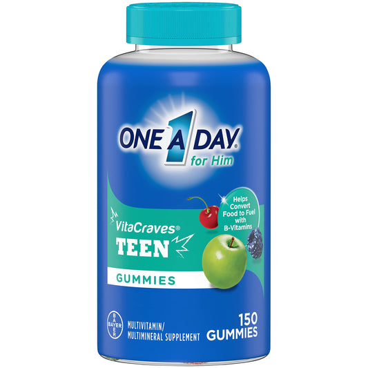 Frasco de gomitas multivitamínicas One A Day para jóvenes