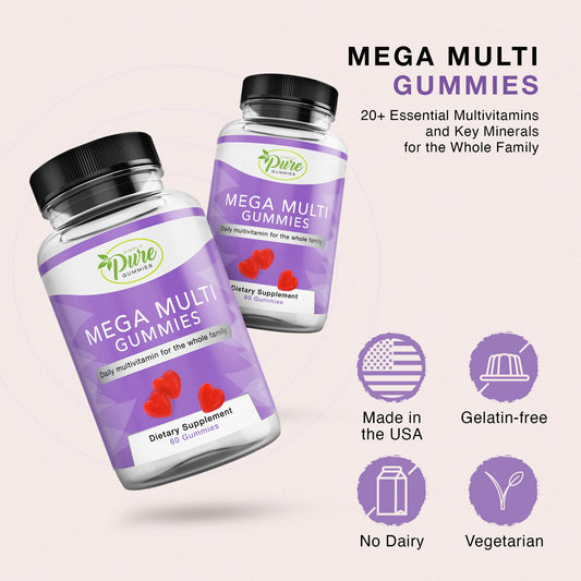 Gomitas multivitamínicas Pure By Nature diseño moderno