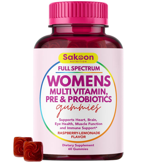 Gomitas multivitamínicas Sakoon para mujeres.