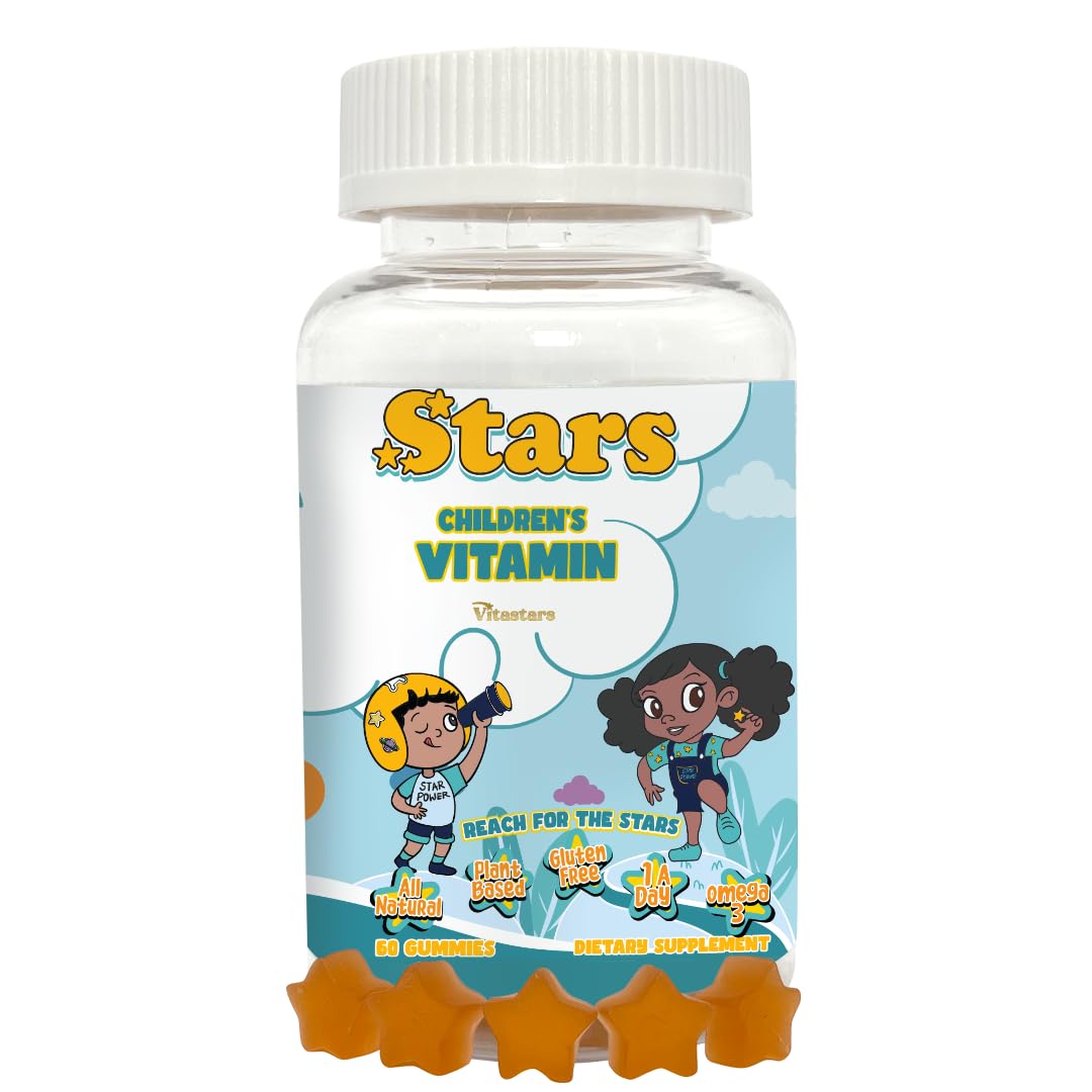 Gomitas multivitamínicas Stars para niños con Omega 3