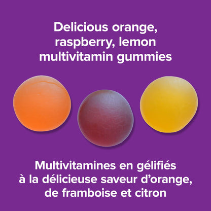 Gomitas multivitaminico colores Webber Naturals