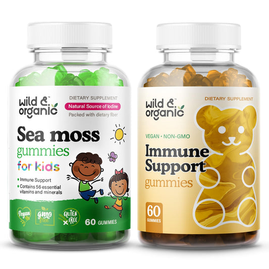 gomitas de musgo marino para niños Wild & Organic